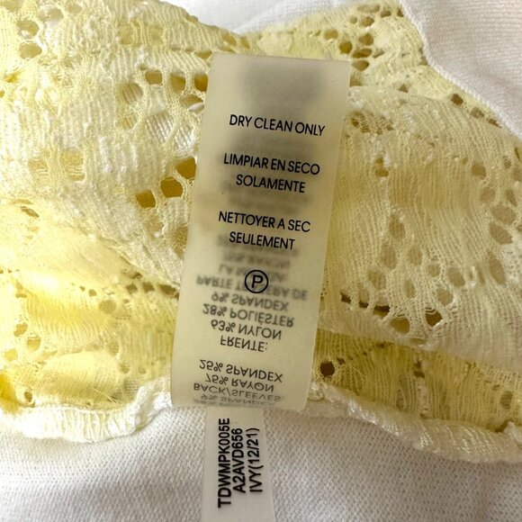 Tommy Hilfiger Lace Front Cardigan NWT β Cream Ivory Floral Crochet Open Sweater - Picture 8 of 8